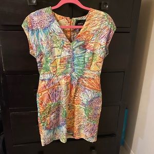 Chic mini dress, lined.